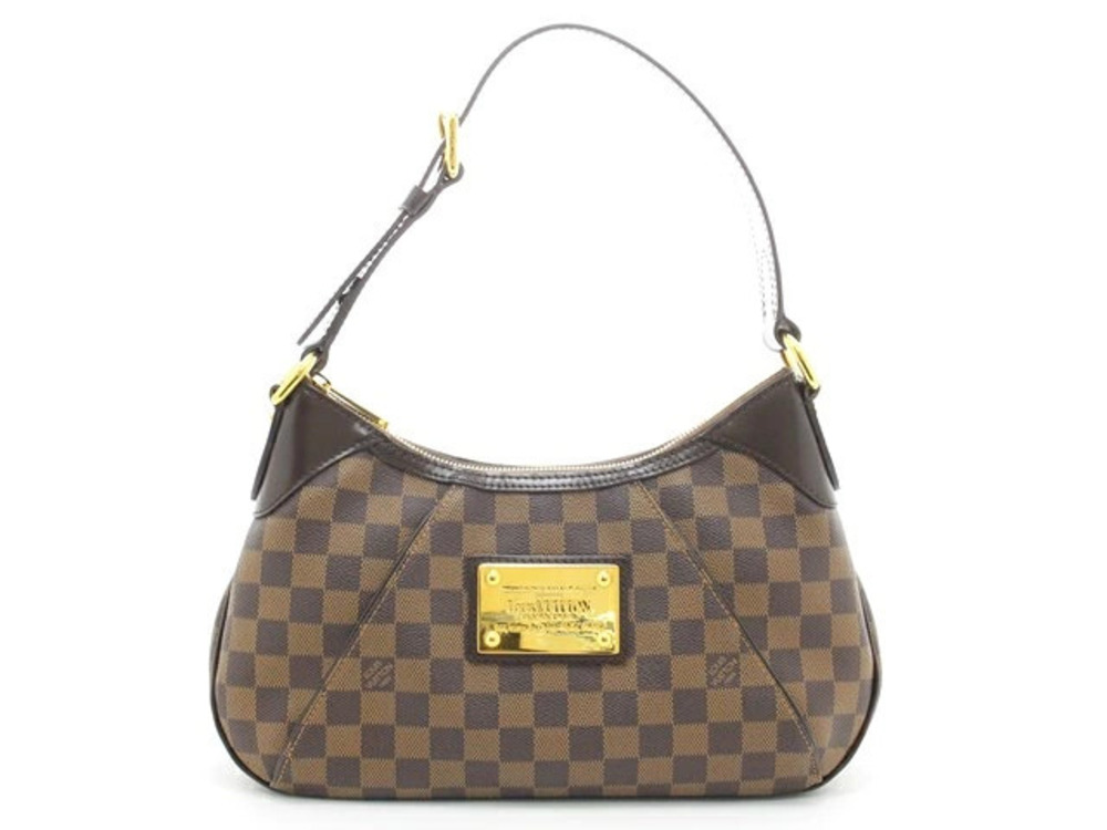 LOUIS VUITTON Thames Hobo Bag Damier